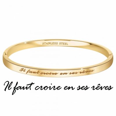 Bracelet Femme Athème - B2541-20-DORE Acier Doré