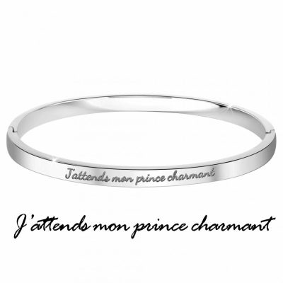 Bracelet Femme Athème - B2803-04-ARGENT Acier Argent