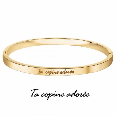 Bracelet Femme Athème - B2803-05-DORE Acier Doré