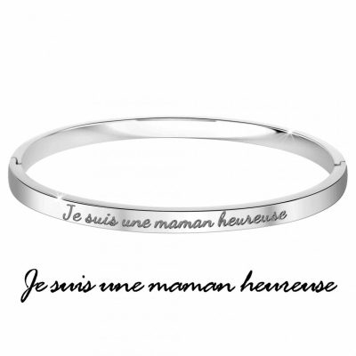Bracelet Femme Athème - B2803-06-ARGENT Acier Argent
