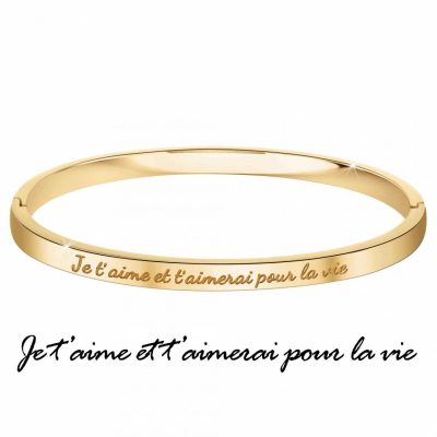 Bracelet Femme Athème - B2803-08-DORE Acier Doré