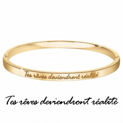 Bracelet Femme Athème - B2803-20-DORE Acier Doré