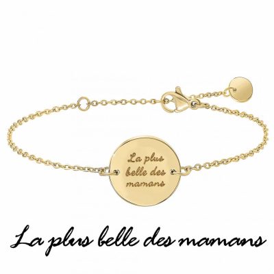 Bracelet Femme Athème - B2812-DORE Acier Doré