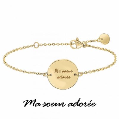 Bracelet Femme Athème - B2817-DORE Acier Doré