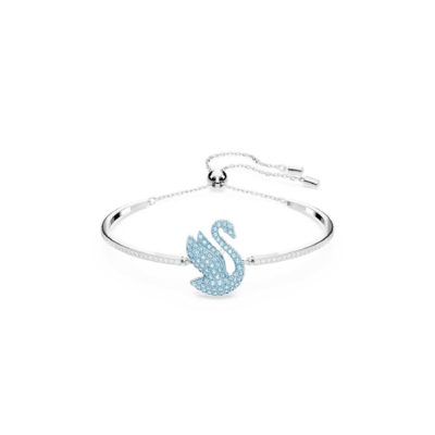 Bracelet Femme Swarovski Iconic Swan Soft Blue 5660595 - RC05/RHS M