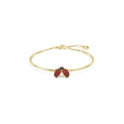 Bracelet Femme Swarovski 5670057 Idyllia - Ladybug RIGID RED/GOS M
