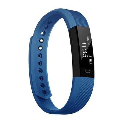 Bracelet Fitness pour Android et iOS - Bleu