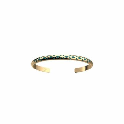 Bracelet Femme Cadettes R 70395001996000 - Doré Laque Vert Canard