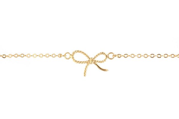 Bracelet noeud plaqué or - Pour Femme - Bijoux Elise et moi