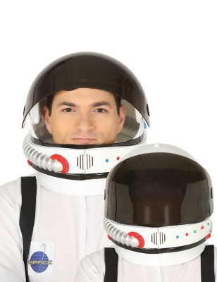 Casque astronaute visière amovible adulte