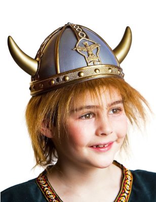 Casque Viking enfant gris