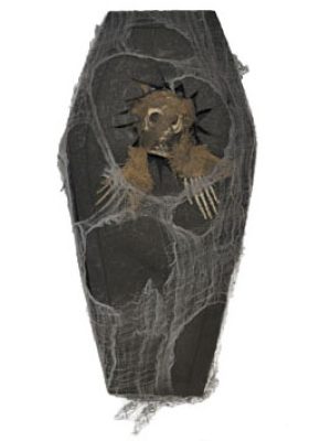 Cercueil squelette 41 cm Halloween