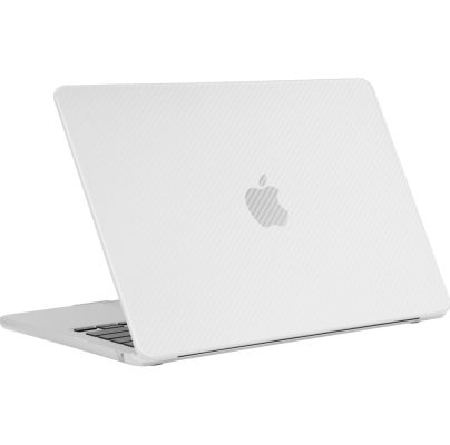 Mobigear Carbon - Apple MacBook Air 15 Pouces (2023) Coque MacBook Rigide - Transparent