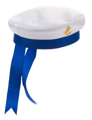 Chapeau marin avec ancre adulte