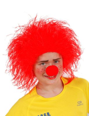 Perruque Clown enfant rouge