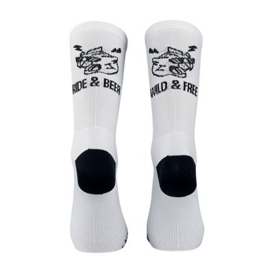 Chaussettes Northwave Ride & Beer Blanc