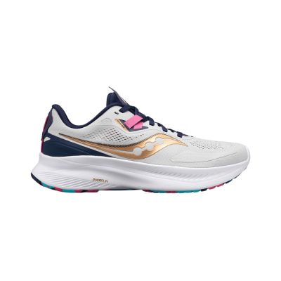 Chaussures Saucony Guide 15 Prospect Glass Blanc Or AW22