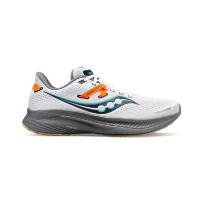 Chaussures Saucony Guide 16 Blanc Gris SS23