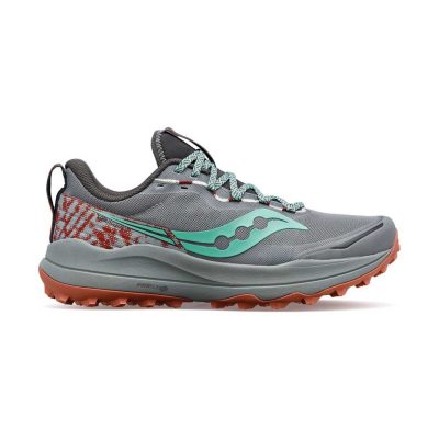 Chaussures Saucony Xodus Ultra 2 Gris Turquoise SS23 Femme
