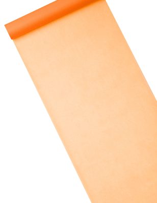 Chemin de table intissé orange 29 cm x 10 m