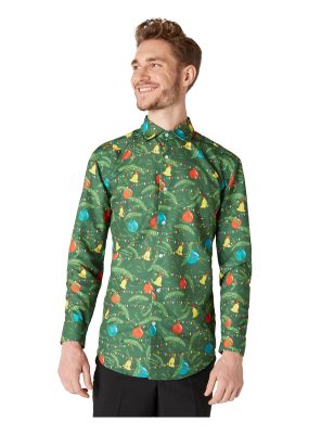 Chemise de Noël verte à motifs Suitmeister adulte