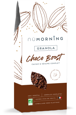 Granola Choco Boost cacao & sésame                                - nüMorning
