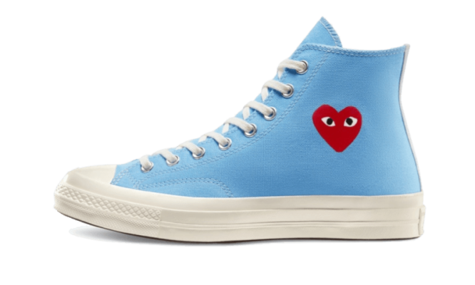 Converse Chuck Taylor All Star 70S Hi Comme Des Garcons Play Bright Blue