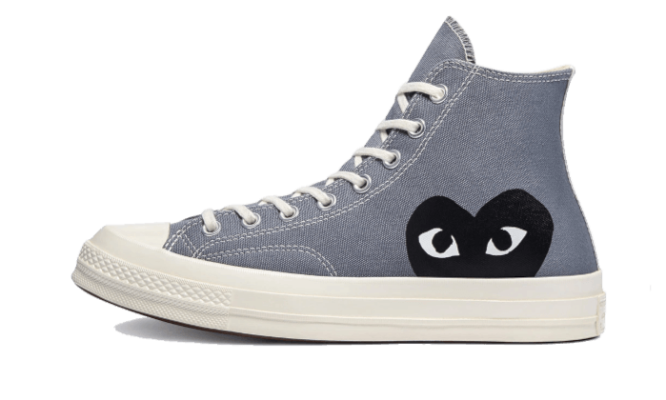 Converse Chuck Taylor All Star 70S Hi Comme Des Garcons Play Steel Grey