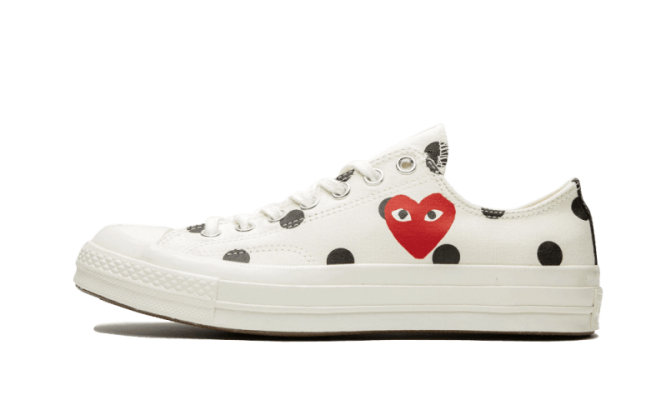 Converse Chuck Taylor All Star 70S Ox Comme Des Garcons Play Polka Dot White