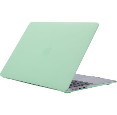 Mobigear Cream Matte - Apple MacBook Air 15 Pouces (2023) Coque MacBook Rigide - Vert
