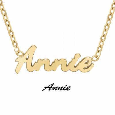 Collier Femme Athème - B2689-DORE-ANNIE Acier Doré