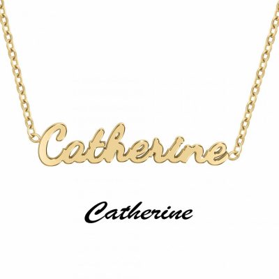 Collier Femme Athème - B2689-DORE-CATHERINE Acier Doré