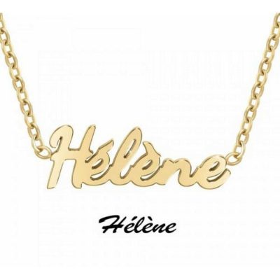 Collier Femme Athème - B2689-DORE-HELENE Acier Doré