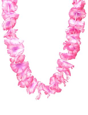 Collier Hawaï rose