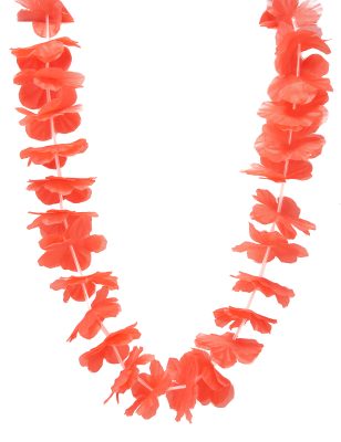 Collier hawaï rouge