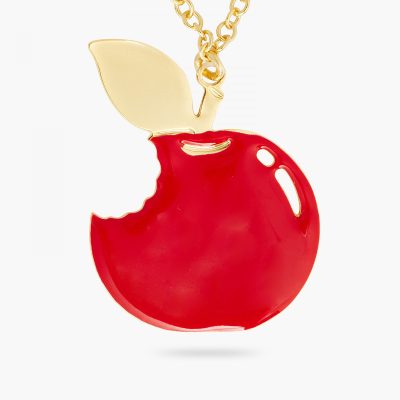 Collier pendentif pomme empoisonnée