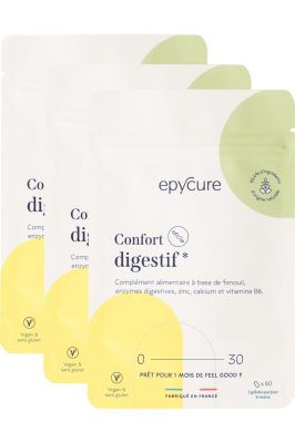Cure Confort Digestif - Cure de 3 mois                                - Epycure