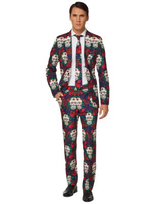 Costume Mr. Skull Day of the dead homme Suitmeister