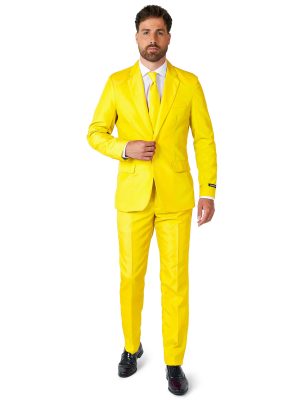 Costume Mr. Solid jaune homme Suitmeister