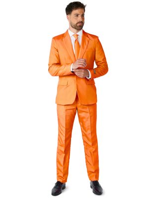 Costume Mr. Solid orange homme Suitmeister