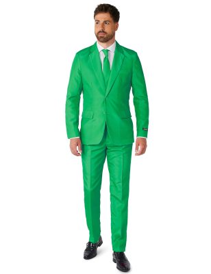 Costume Mr. Solid vert homme Suitmeister