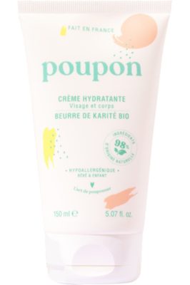 Crème hydratante bébé & enfant hypoallergénique                                - Poupon