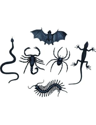 6 Décorations petites créatures Halloween