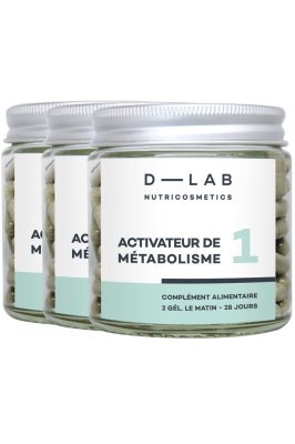 Complément alimentaire Activateur de Métabolisme - 3 mois                                - D-LAB Nutricosmetics
