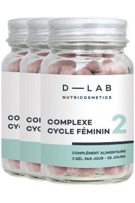 Complément alimentaire Cycle Féminin - 3 mois                                - D-LAB Nutricosmetics