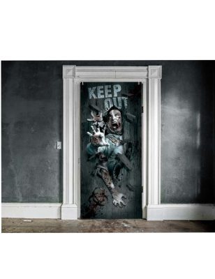 Décoration de porte pour Halloween 46x152 cm