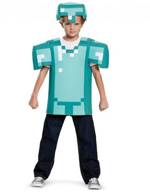 Déguisement armure Minecraft enfant
