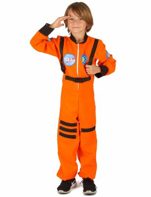 Déguisement astronaute orange garçon