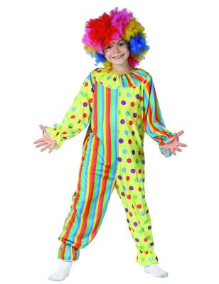 Déguisement clown coloré enfant