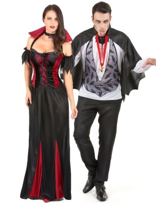 Déguisement de couple de vampire Halloween